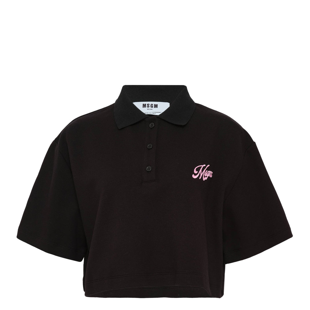 Cropped Polo Tee
