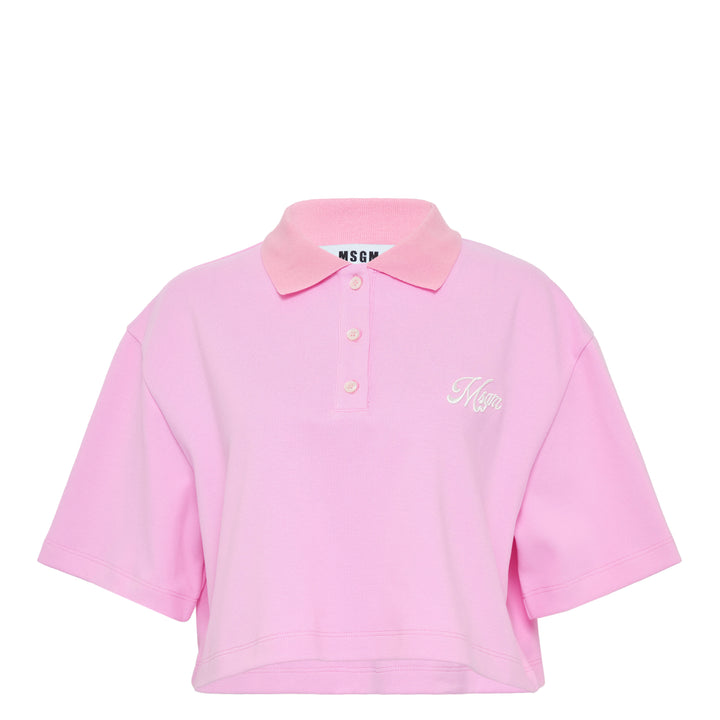 Cropped Polo Tee