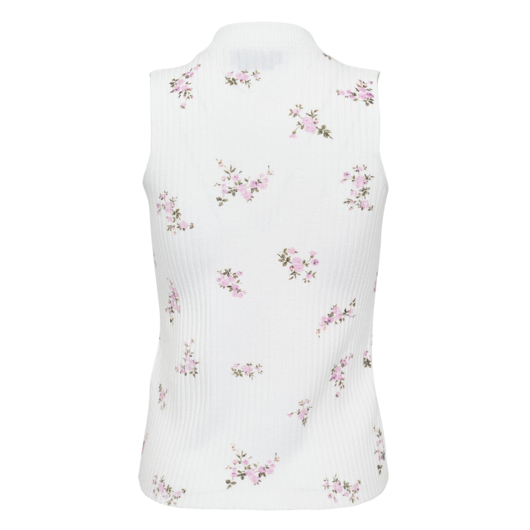 Floral Knit Tank Top