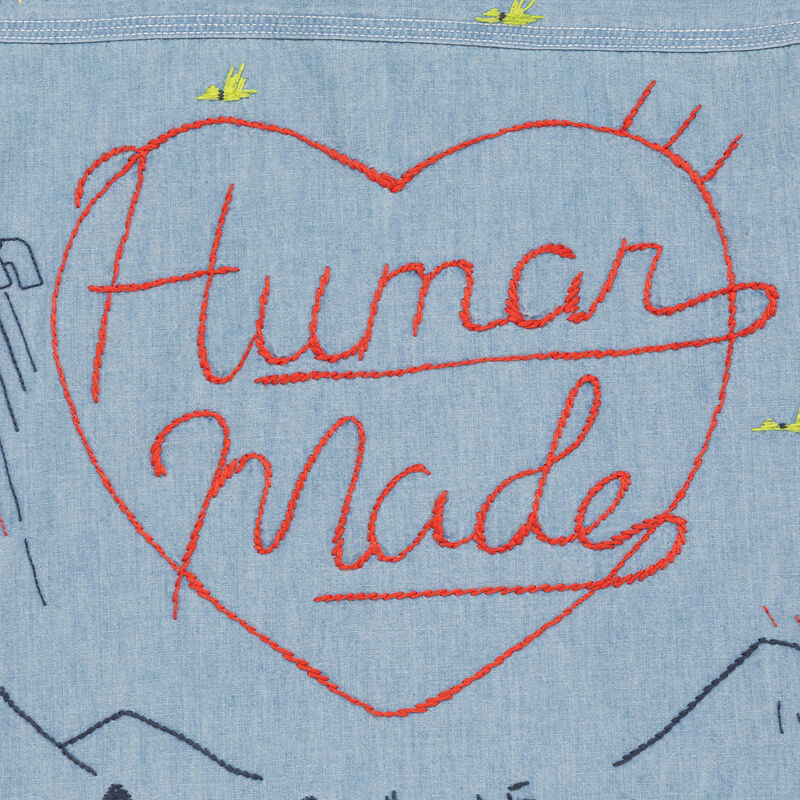 Embroidered Chambray Shirt