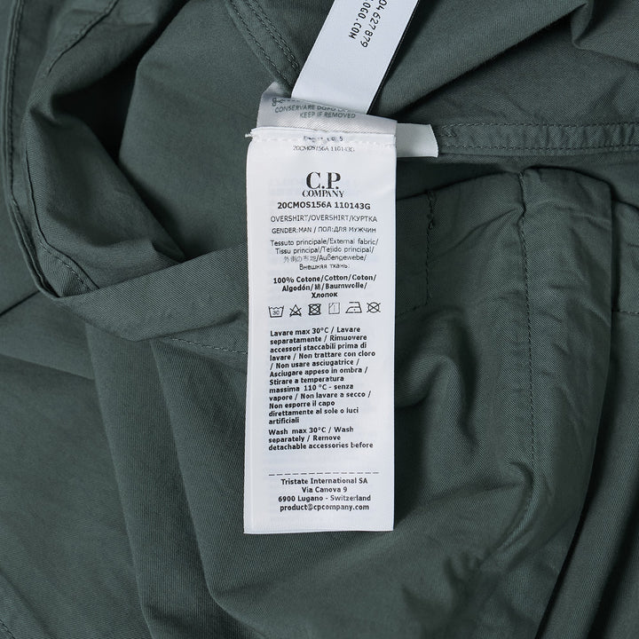 Organic Gabardine Zipped Lens Top