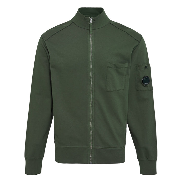 Light Fleece Zip Lens Sweatshirt