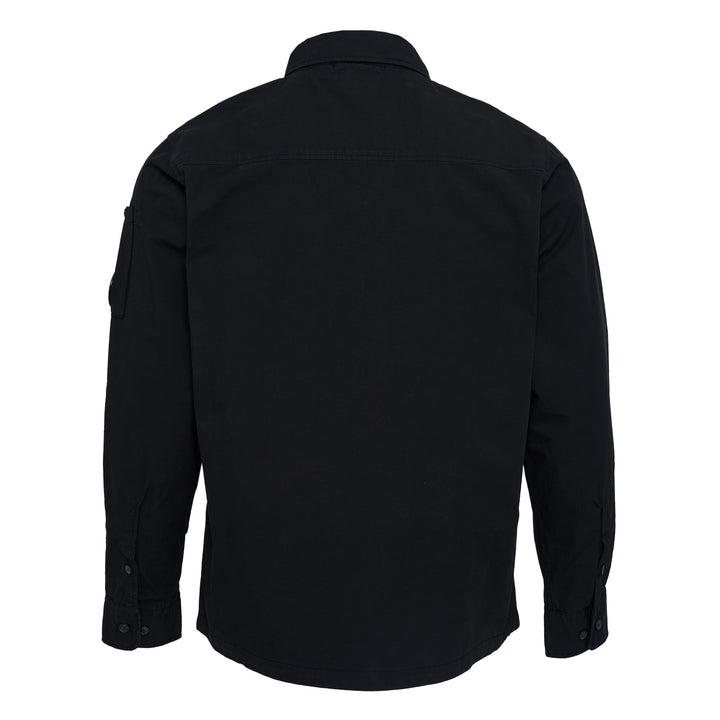 Organic Gabardine Zipped Lens Top