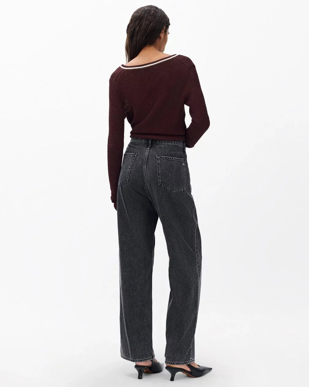 Phoebe Drawstring Wide Jeans