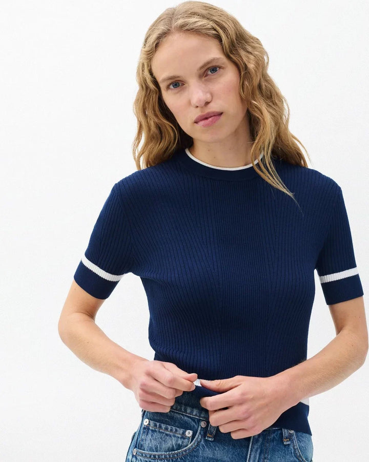Kassy Rib Short Sleeve