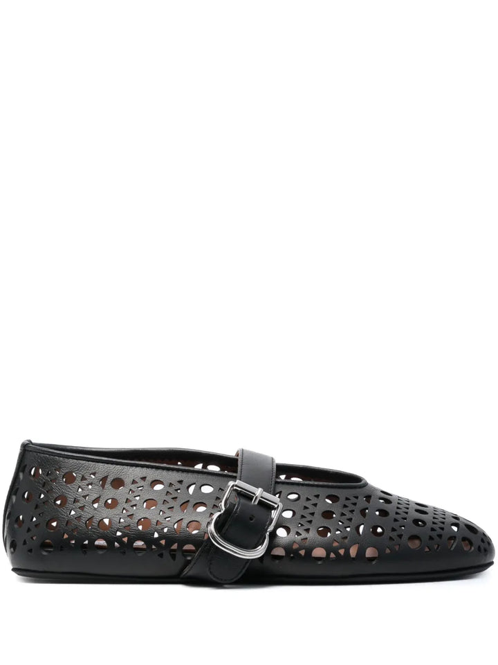 Ballet Flats Lambskin Perforated