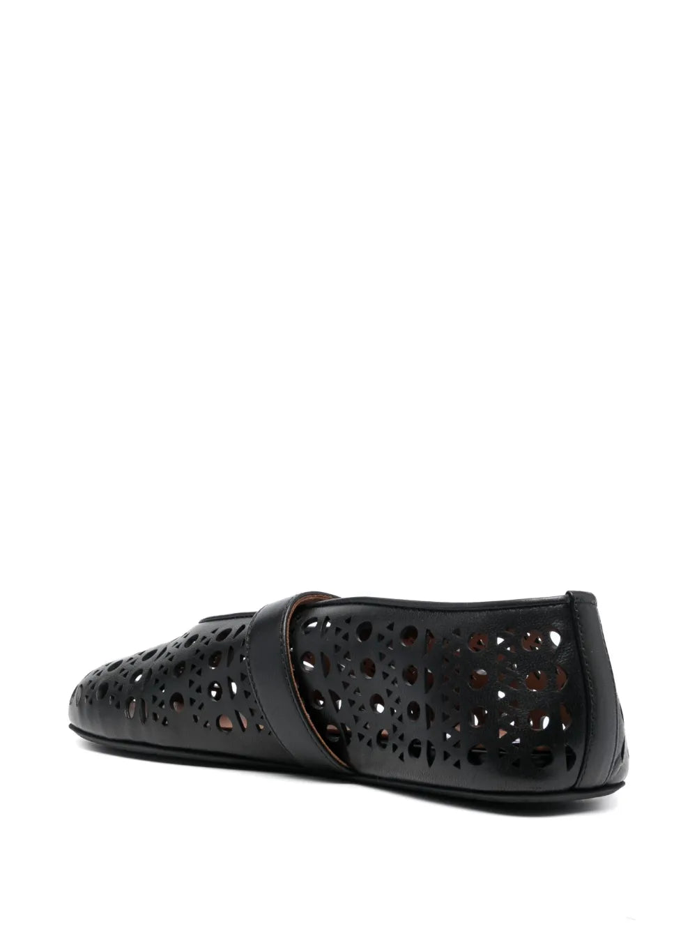 Ballet Flats Lambskin Perforated