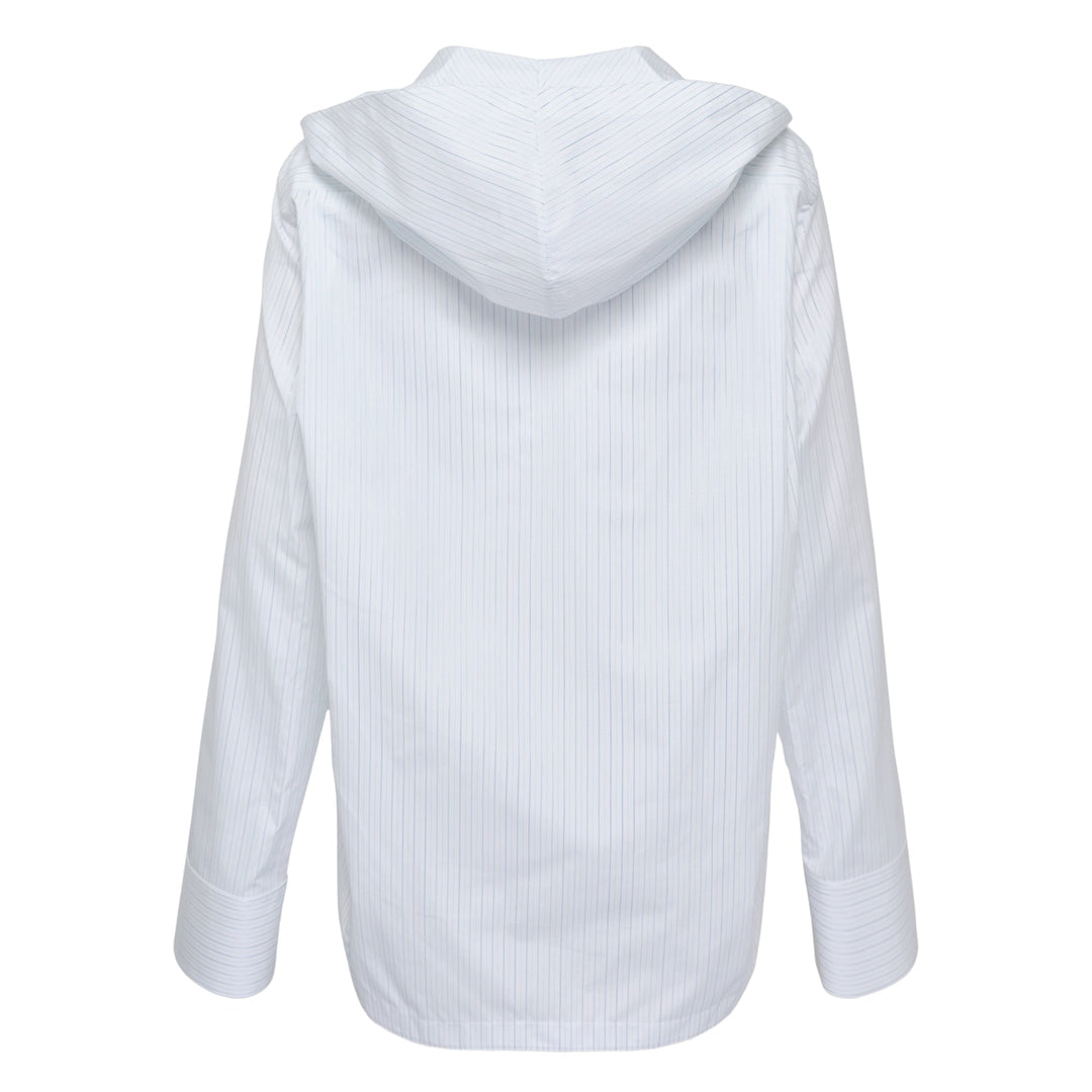 Hooded Shirt Cotton Poplin