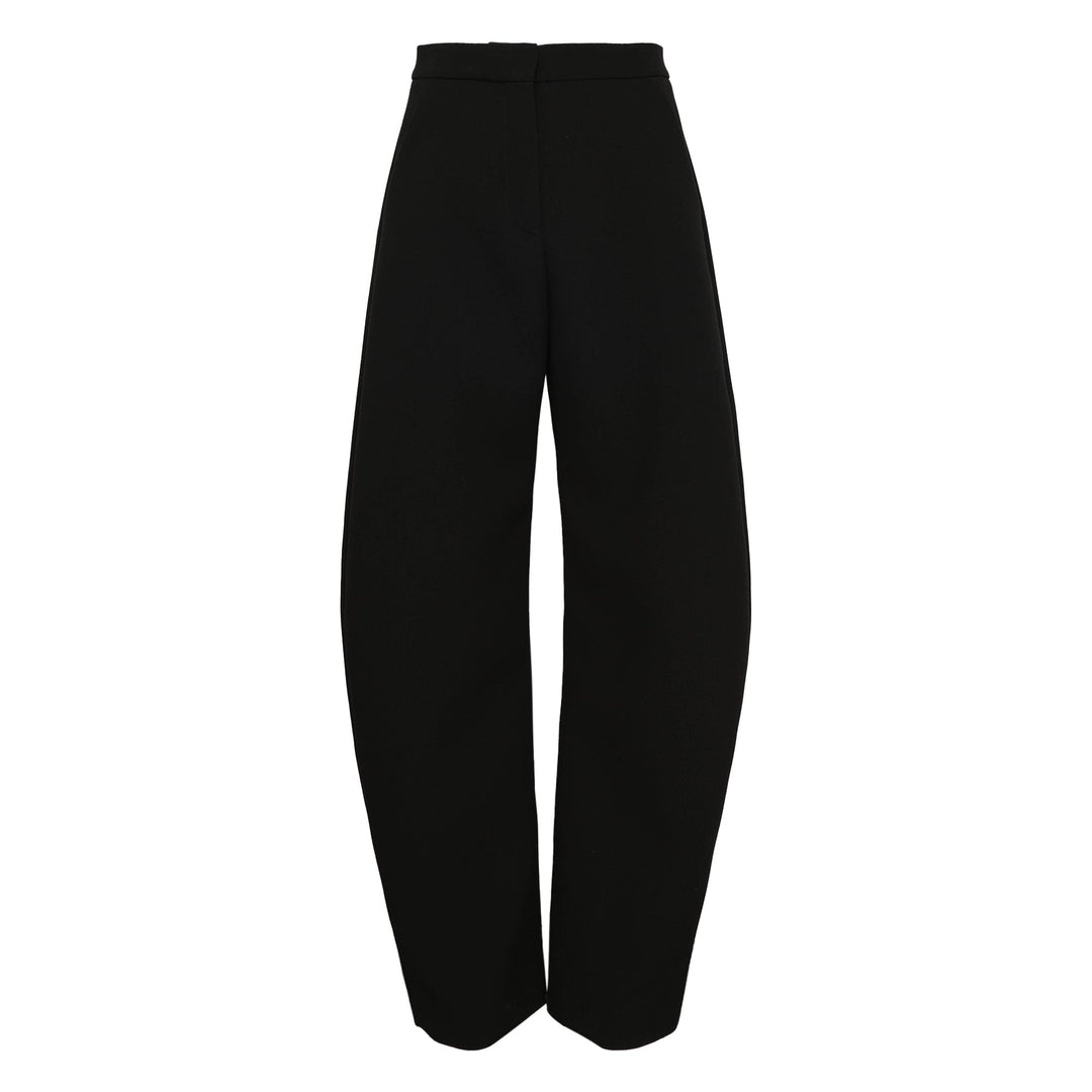 Round Pants Wool Stretch Grain