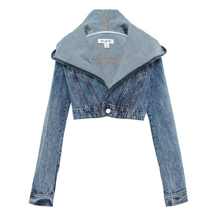 Hooded Denim Jacket
