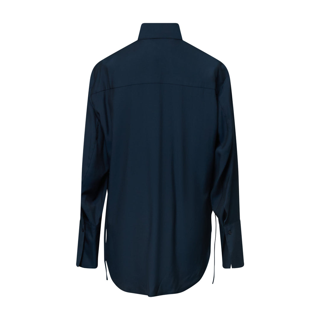 Pleats Tie Shirt