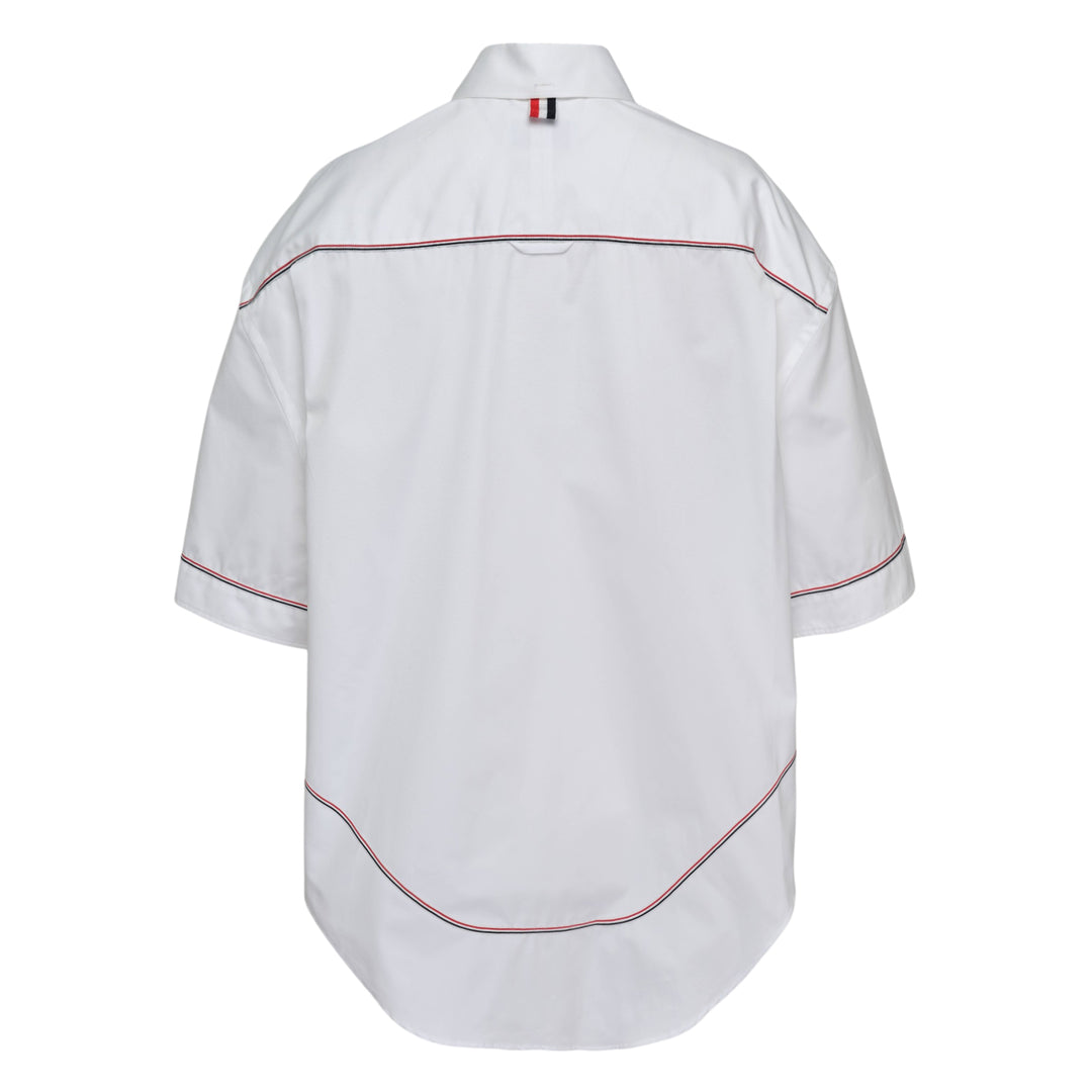 Supersized Short Sleeve Round Shirt