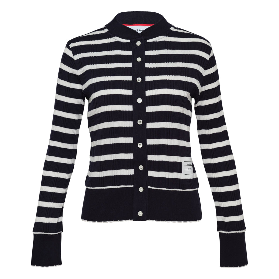 Long Sleeve Crew Neck Cardigan