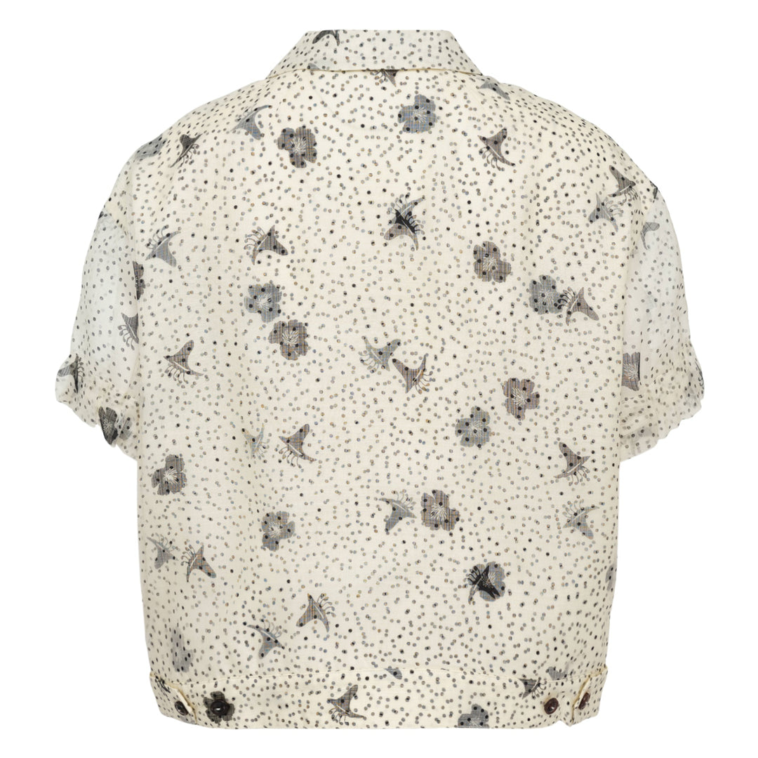 Silk Print Blouse