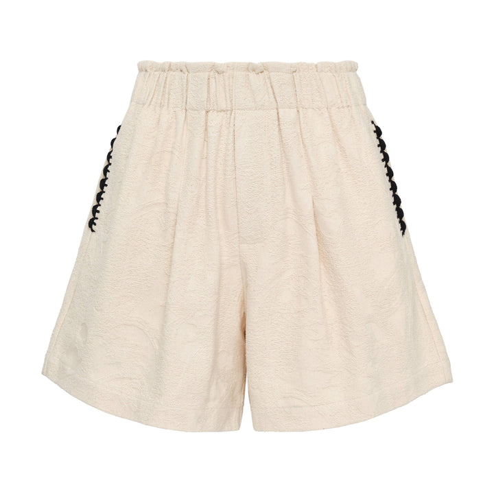 Contrast Trim Shorts