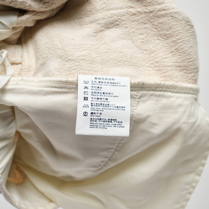 Wide Leg Jacquard Pants