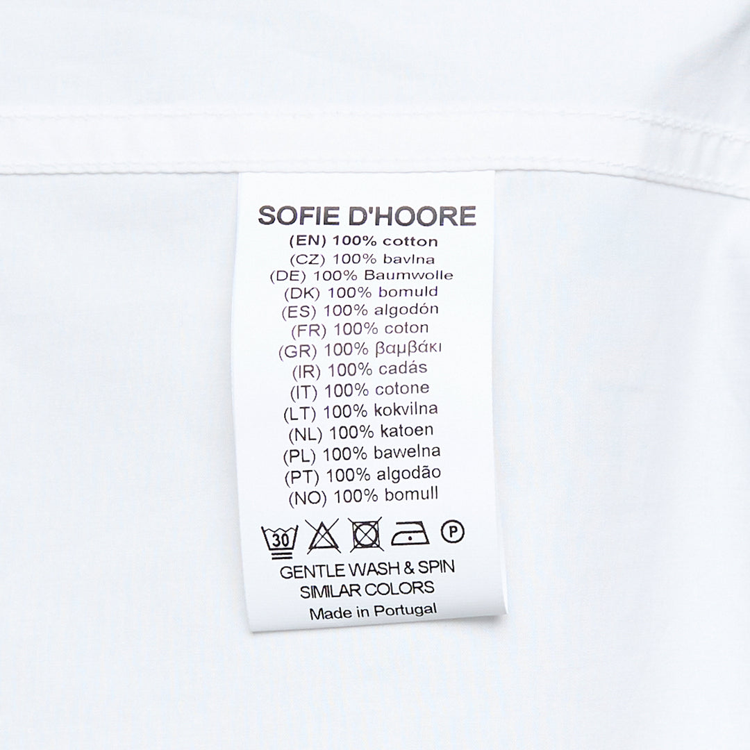 Sofie D'Hoore Round Shirt – Available at Club 21, Official Retailer in Singapore, Malaysia & Thailand with Global Shipping Online