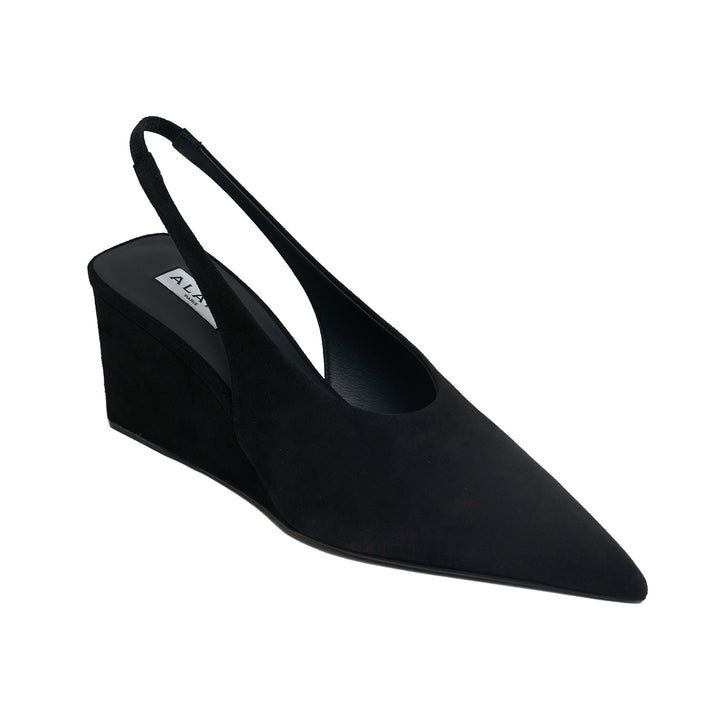 Slingbacks 75 Suede Goatskin