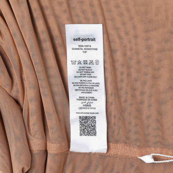 Gunmetal Rhinestone Top