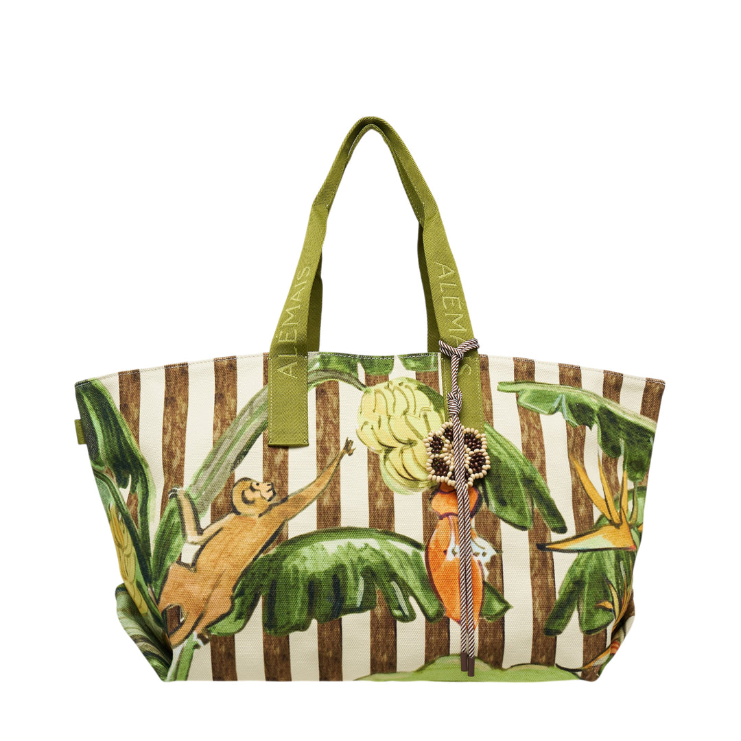 Toucan Tango Canvas Beach Tote