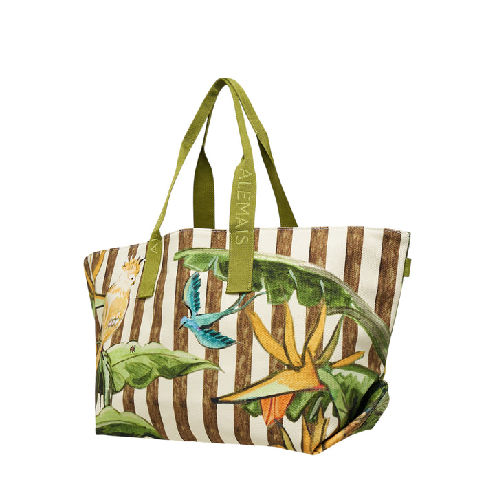 Toucan Tango Canvas Beach Tote