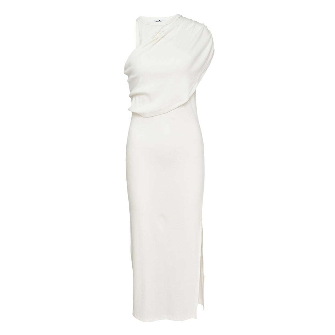 Courrèges Rib Twist Midi Dress – Available at Club 21, Official Retailer in Singapore, Malaysia & Thailand with Global Shipping Online
