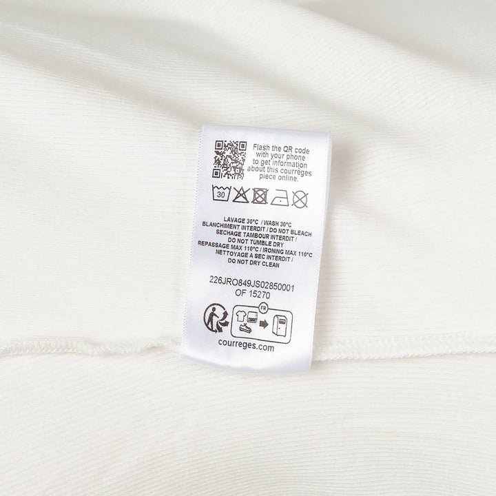 Courrèges Rib Twist Midi Dress – Available at Club 21, Official Retailer in Singapore, Malaysia & Thailand with Global Shipping Online