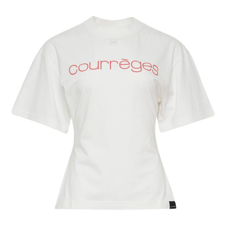 Courrèges Waisted Printed T-Shirt – Available at Club 21, Official Retailer in Singapore, Malaysia & Thailand with Global Shipping Online