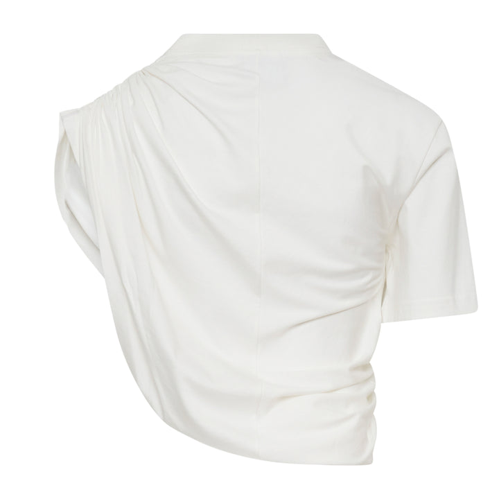 Courrèges Asymmetrical Twist T-Shirt – Available at Club 21, Official Retailer in Singapore, Malaysia & Thailand with Global Shipping Online