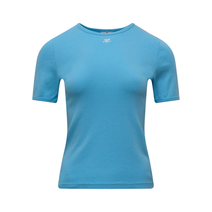 Courrèges Signature Contrast T-Shirt – Available at Club 21, Official Retailer in Singapore, Malaysia & Thailand with Global Shipping Online