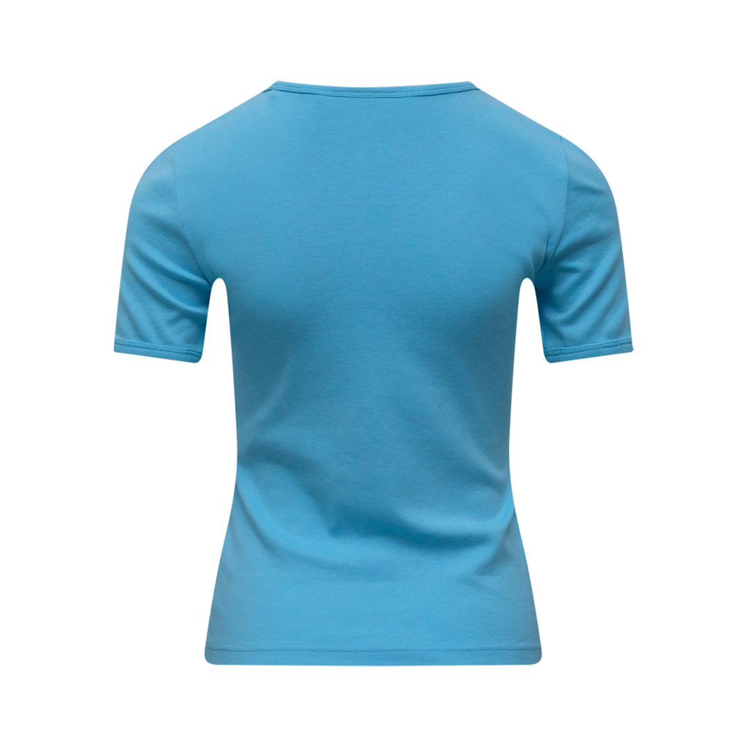 Courrèges Signature Contrast T-Shirt – Available at Club 21, Official Retailer in Singapore, Malaysia & Thailand with Global Shipping Online