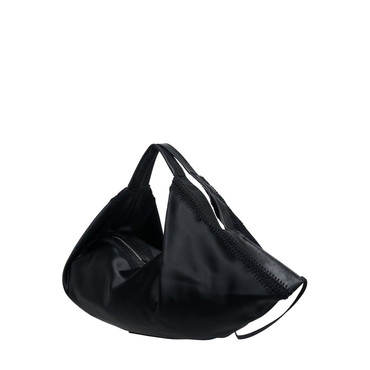 Structured Satin Luna Medium Bag