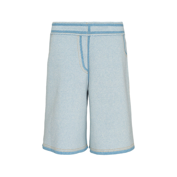 Denim Effect Bermuda Shorts