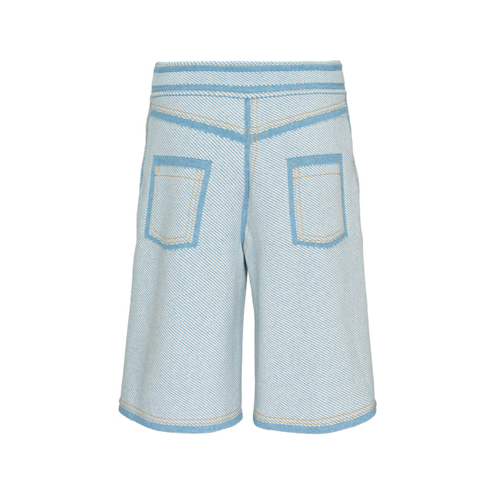 Denim Effect Bermuda Shorts