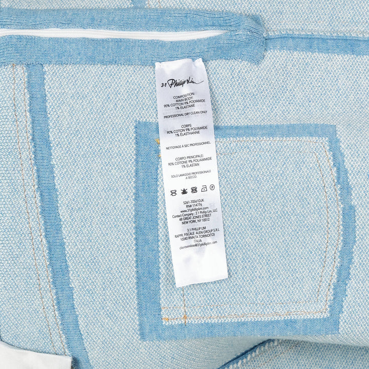 Denim Effect Bermuda Shorts
