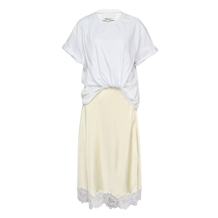 Draped T-Shirt Slip Combo Dress
