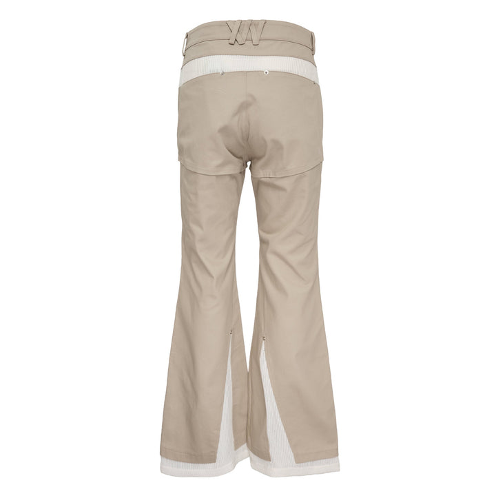 Seam Line Layered Pants Dusty