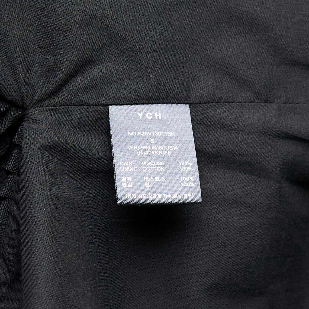 YCH Pleated Asymmetrical-Hem Vest – Available at Club 21, Official Retailer in Singapore, Malaysia & Thailand with Global Shipping Online
