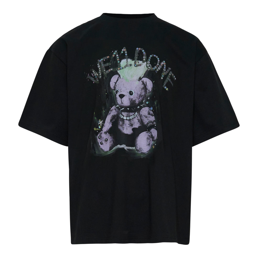We11done Black Punk Teddy T-Shirt – Available at Club 21, Official Retailer in Singapore, Malaysia & Thailand with Global Shipping Online