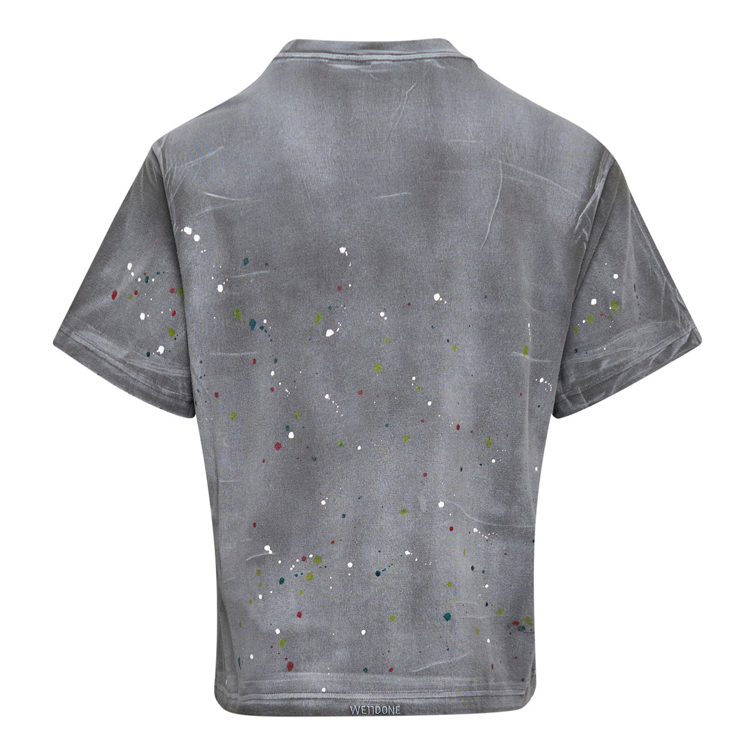 We11done Charcoal Dirty Painting T-Shirt – Available at Club 21, Official Retailer in Singapore, Malaysia & Thailand with Global Shipping Online