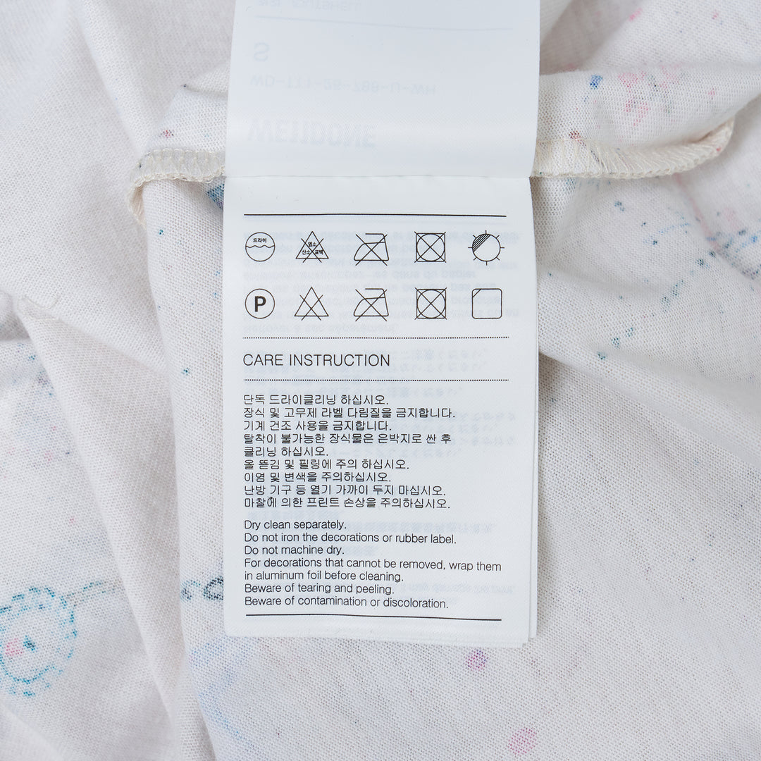 White Trompe-L'oeil Pierced T-Shirt