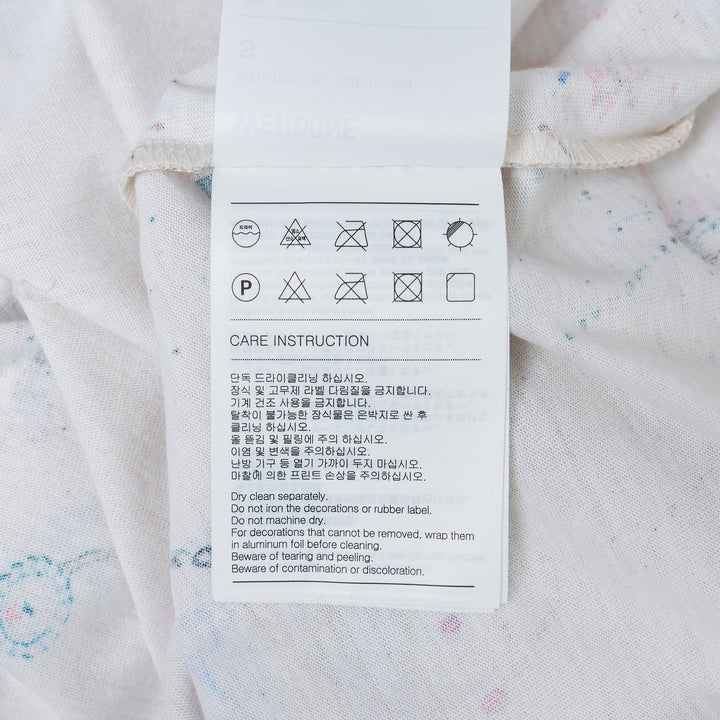White Trompe-L'oeil Pierced T-Shirt
