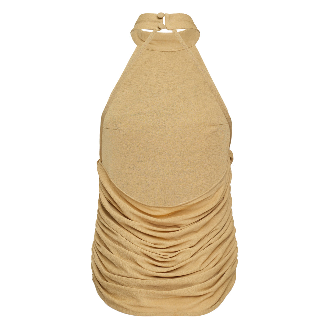 Draped Halter Top