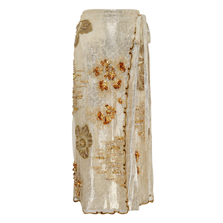 Embellished Mix Tulle Skirt