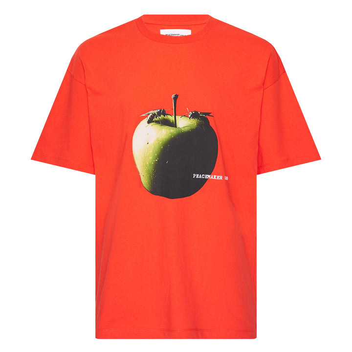 Oversize Apple Print Tee