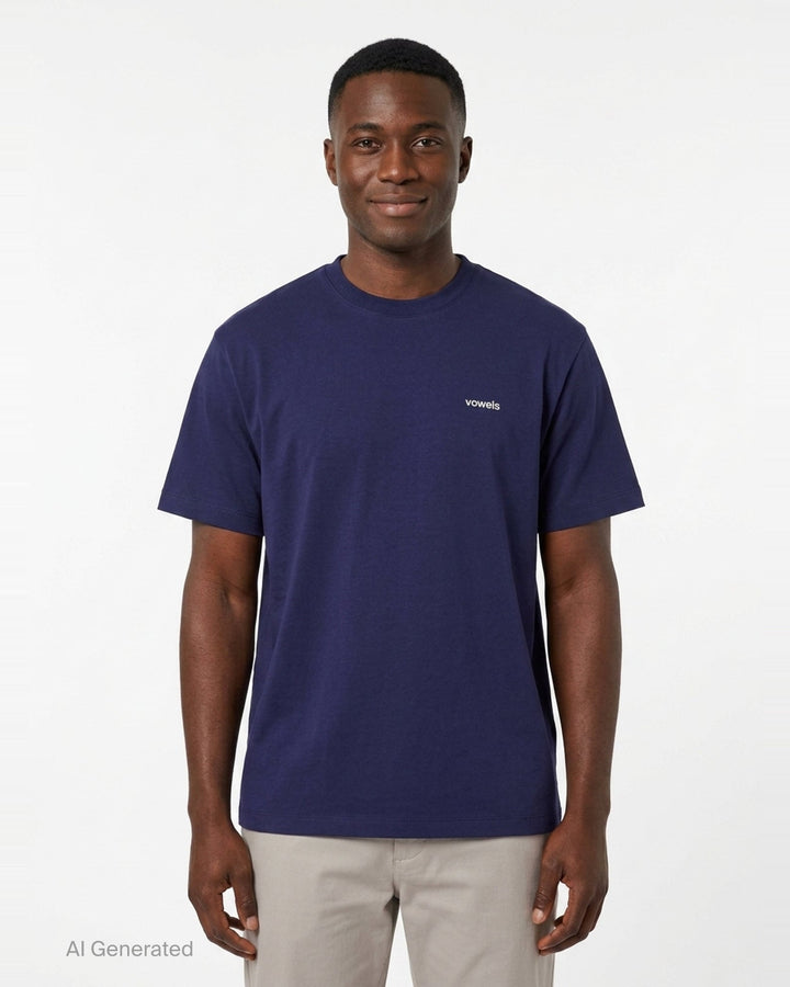 Classic Short Sleeve Tee | Vowels | Club21 - front