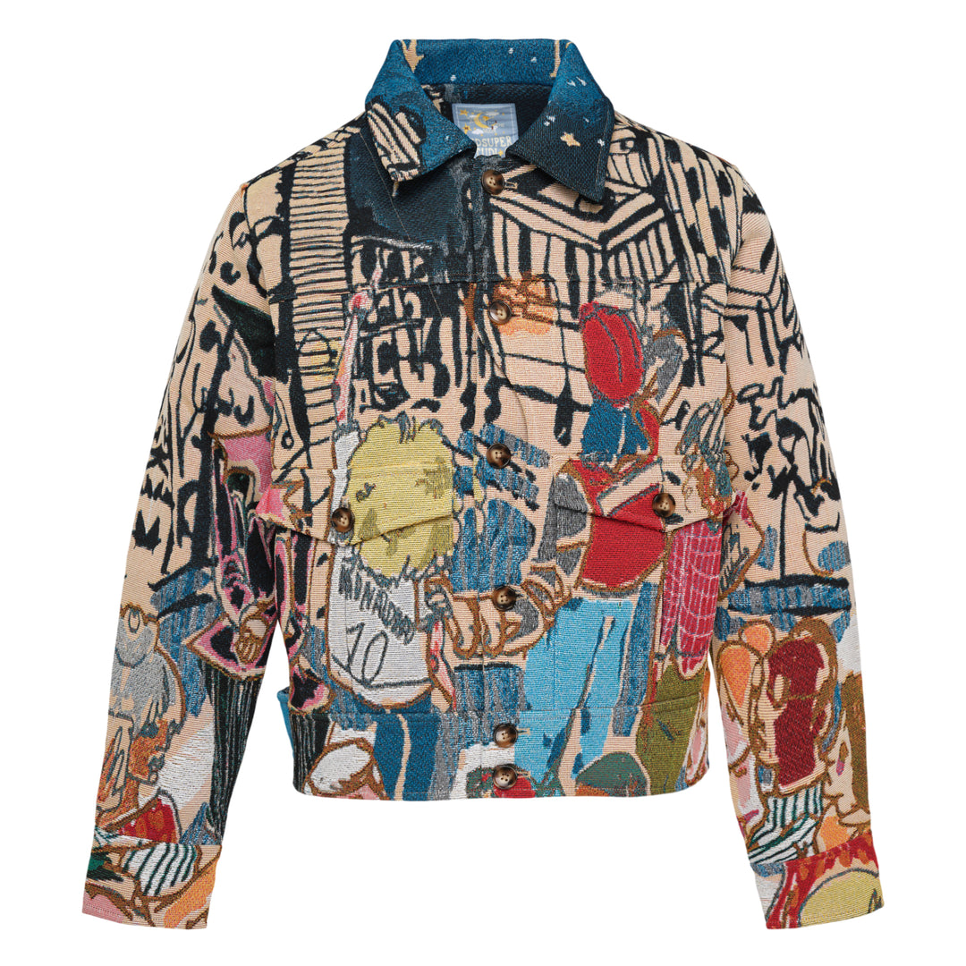 KidSuper Studios Jacquard Pocket Detail Jacket – Available at Club 21, Official Retailer in Singapore, Malaysia & Thailand with Global Shipping Online
