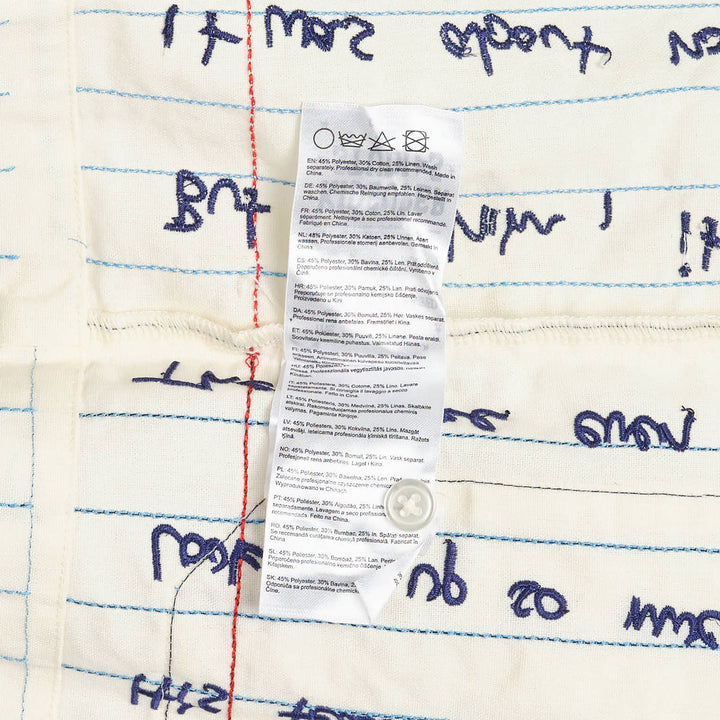 KidSuper Studios Paper Handwriting Overshirt – Available at Club 21, Official Retailer in Singapore, Malaysia & Thailand with Global Shipping Online