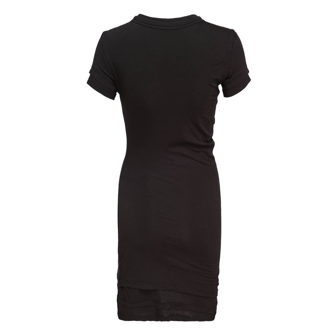 Layered Short Sleeve Mini Dress
