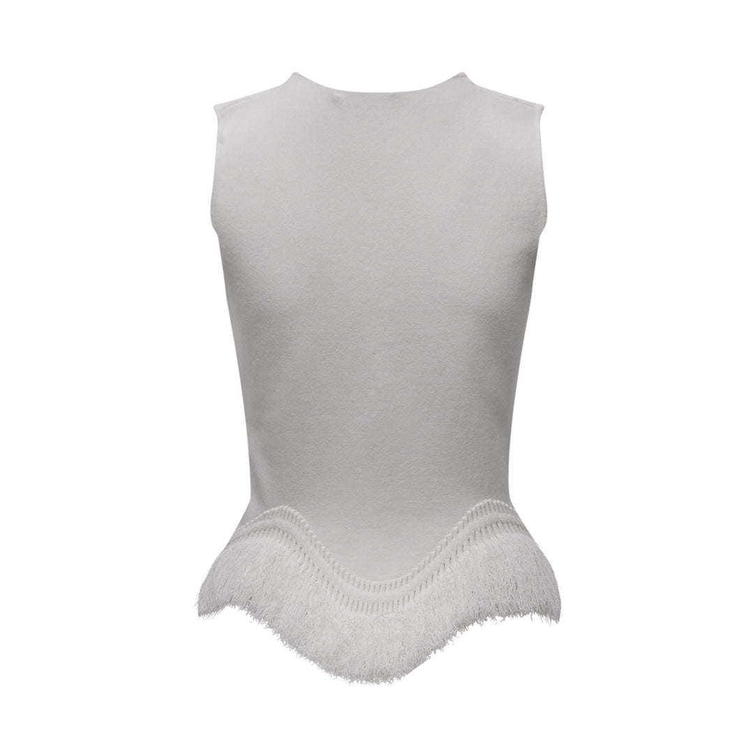 Ulla Johnson Sleeveless Knit Top with Fringe – Available at Club 21, Official Retailer in Singapore, Malaysia & Thailand with Global Shipping Online